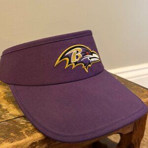 Dark Purple Baltimore Ravens Football Visor Adjustable
